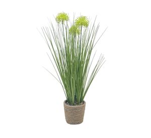 Planta artificial con maceta yute 11.5 cm