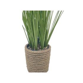 Planta artificial con maceta yute 11.5 cm