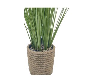 Planta artificial con maceta yute 11.5 cm