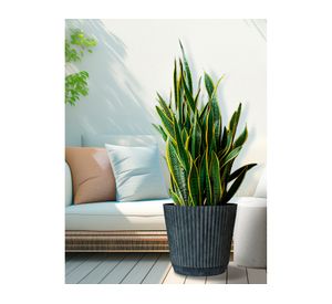 Maceta Hudson Antique basalt 44.45 cm