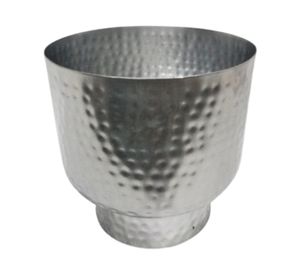 Maceta Textura silver 16 cm