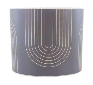 Maceta Loft gris oscuro 17 cm