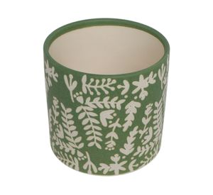 Maceta Coati verde 15.8 cm