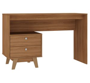 Escritorio 2 cajones Ellie café 75.5x120x46.5 cm