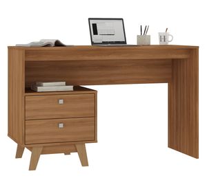 Escritorio 2 cajones Ellie café 75.5x120x46.5 cm