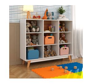 Librero Dina blanco 108x135x35 cm