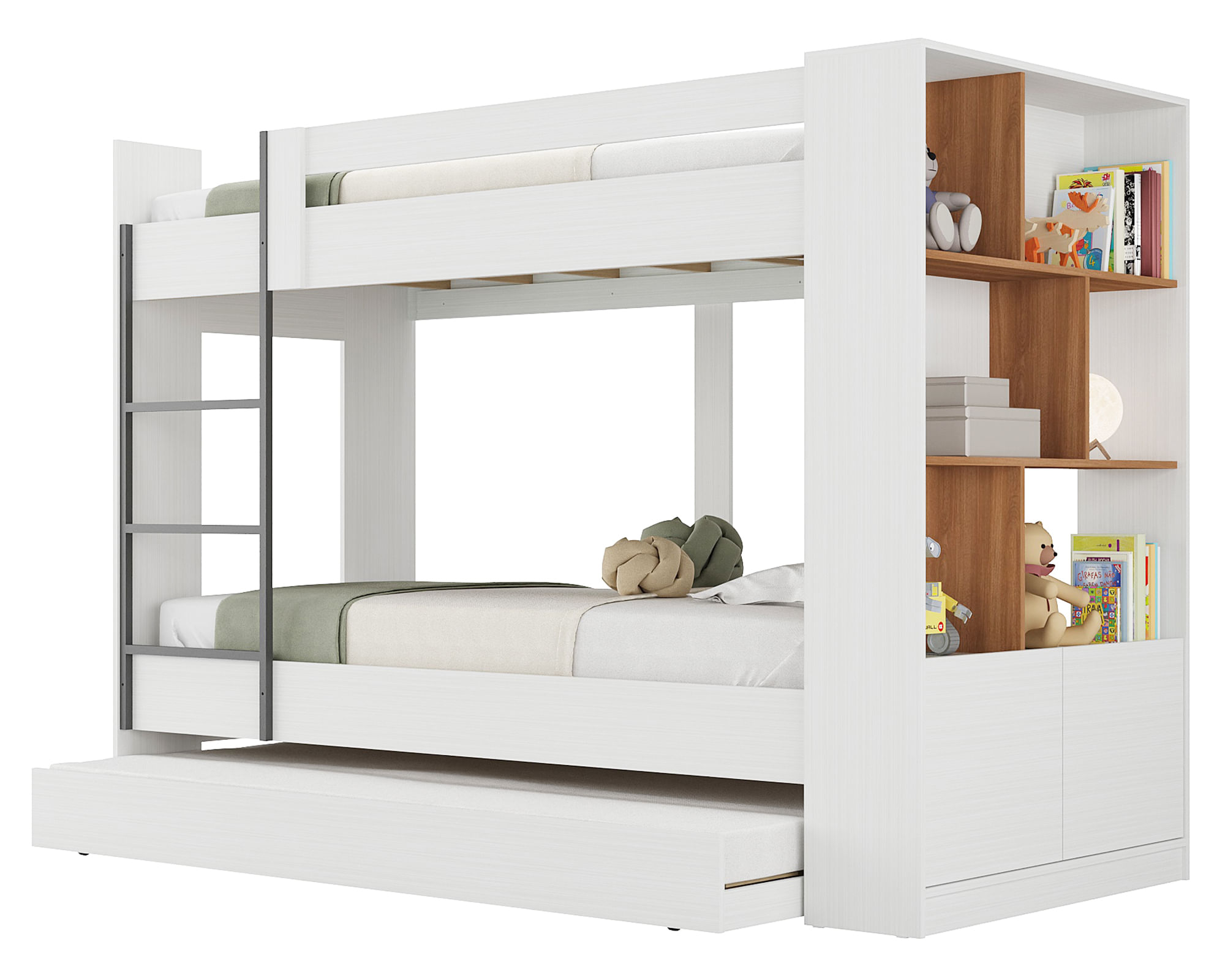 Di Poretti Design Camarote con cama auxiliar 1 plaza blanco