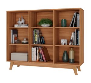 Librero Dina café 108x135x35 cm