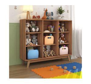 Librero Dina café 108x135x35 cm