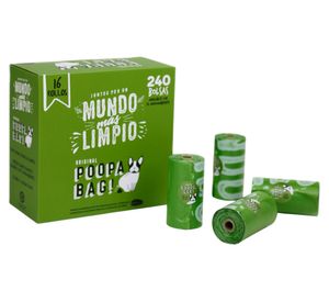 Bolsa sanitaria Oxo-biodegradable 16 rollos