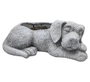 Maceta Perro dormido 18x45x25 cm