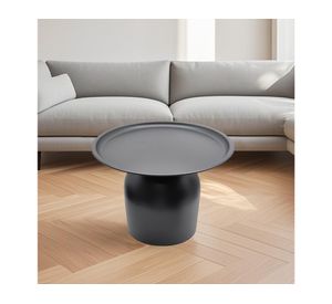 Porta maceta curvy negro 46.3 cm