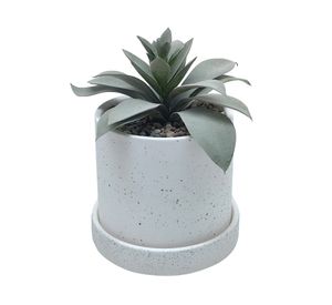 Suculenta artificial con maceta 12 cm
