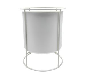 Porta maceta blanco 20.5 cm