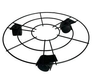 Base porta maceta negro 30 cm