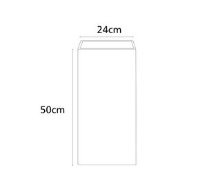 Maceta Lecce 50x24x24 cm