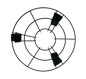 Base porta maceta negro 30 cm