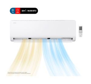 Aire acondicionados split inverter 2950W 18000 BTU frío/calor