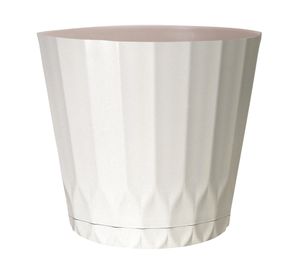 Maceta con plato coco 21.4 cm