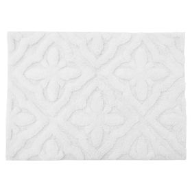 Piso baño Rombos blanco 50x70 cm