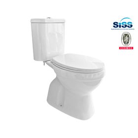 Two piece 20 cm asiento cierre suave Bali blanco