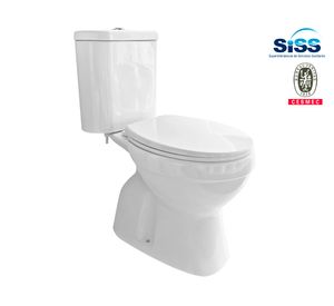 Two piece 20 cm asiento cierre suave Bali blanco