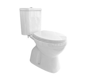 Two piece 20 cm asiento cierre suave Bali blanco