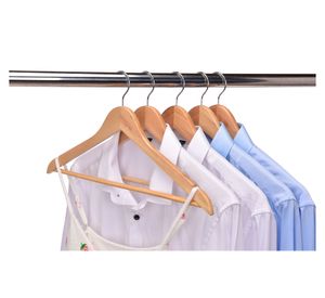 Colgador madera natural 3 unidades