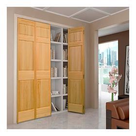Puerta para clóset 3 paneles Bifold pino radiata 61x200 cm