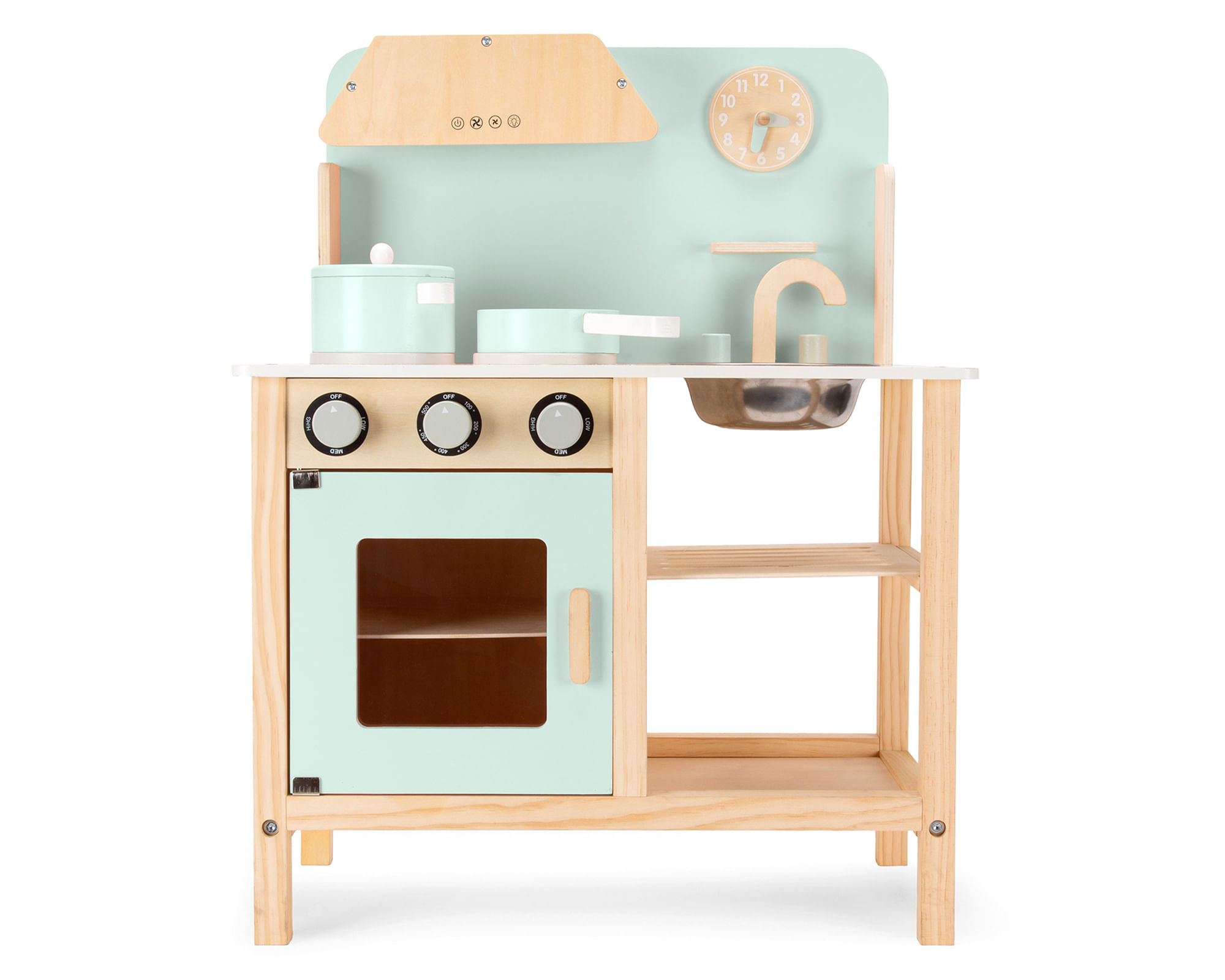 Form Design Cocina infantil madera Maia menta 68x55x30 cm