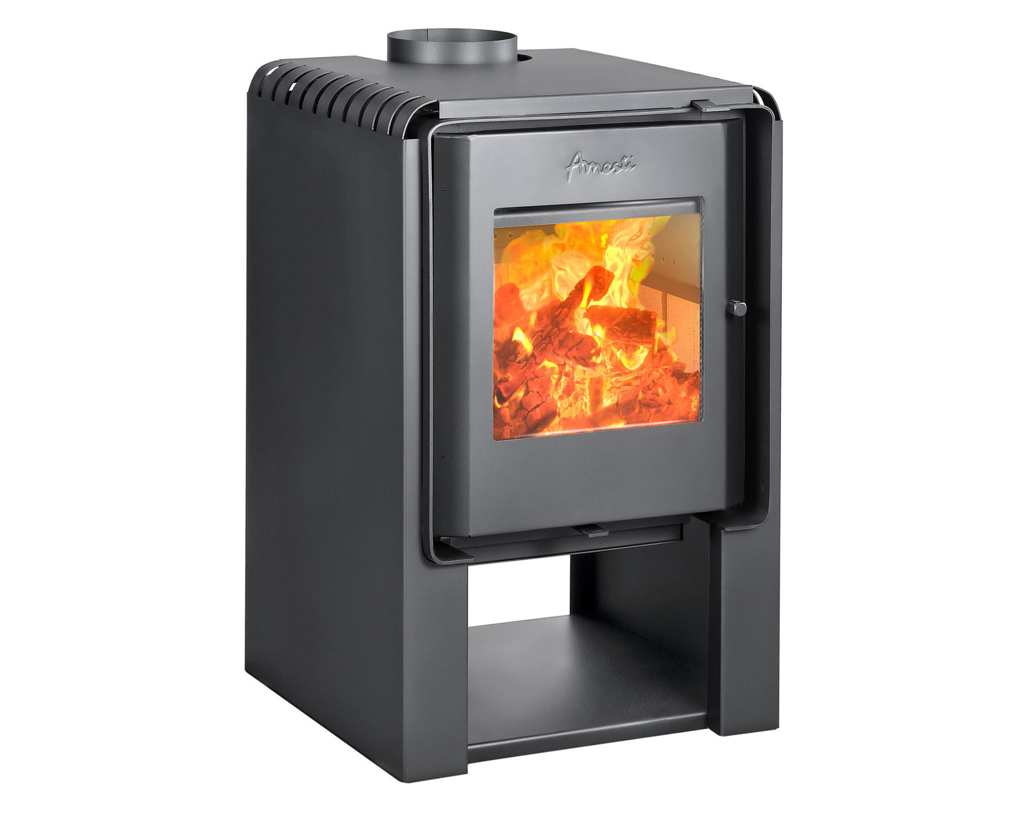 Amesti Estufa leña 10000W Scantek 380 gris