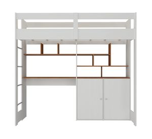 Camarote escritorio blanco CM1234 1 plaza