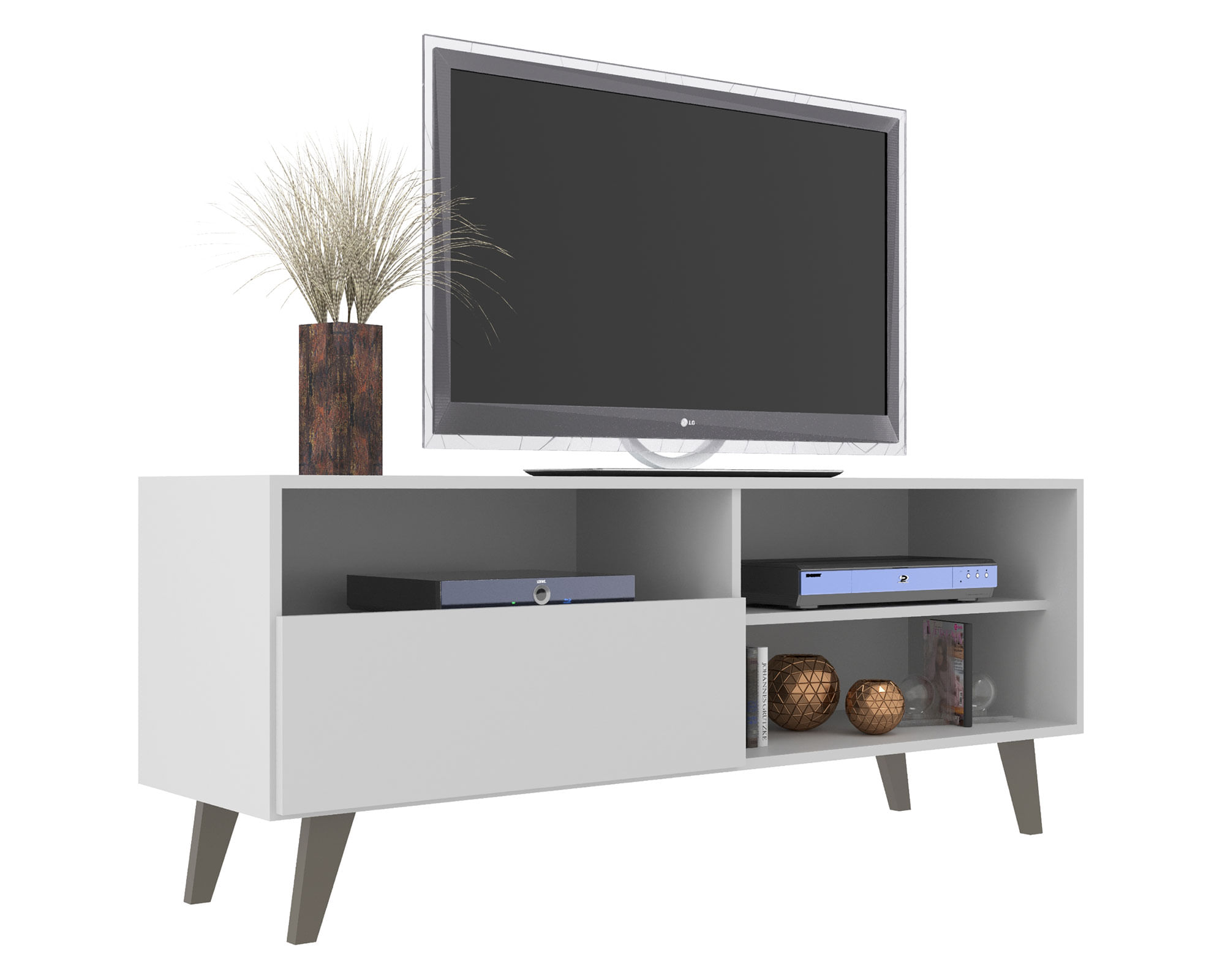 Altavisión Rack TV 55" Detroit 750 blanco
