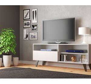Rack TV 55" Detroit 750 blanco