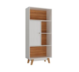 Librero HO-2997 blanco 1 puerta 153x68x30 cm