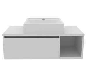 Mueble lavamanos BN3601 blanco 1 puerta + lavamanos