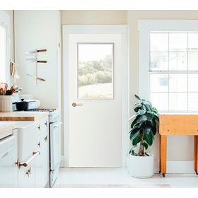 Puerta Medio cuerpo 1 luz acero 70x200 cm