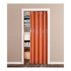 Puerta Plegable Lisa PVC Café claro 90x200 cm Baldara