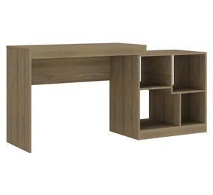 Escritorio librero HO-2904 nogal 75x160x45 cm