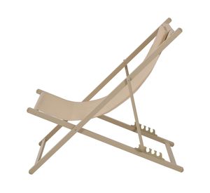 Reposera con almohada 4 posiciones beige