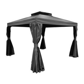 Pérgola Tapir gris 300x300 cm