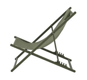 Reposera con almohada 4 posiciones verde