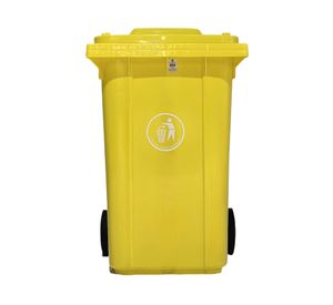 Basurero 360L amarillo