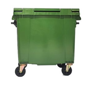 Basurero 660L verde