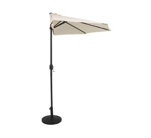 Sombrilla media balcón beige