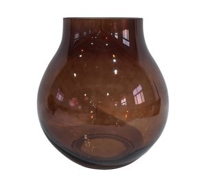 Florero vidrio colección natural 24.5 cm