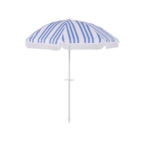 Quitasol Stripes azul/blanco 200 cm