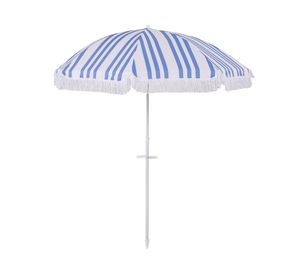 Quitasol Stripes azul/blanco 200 cm