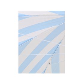 Quitasol Stripes azul/blanco 200 cm