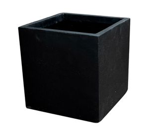 Macetero Patagonia negro 25x25x25 cm